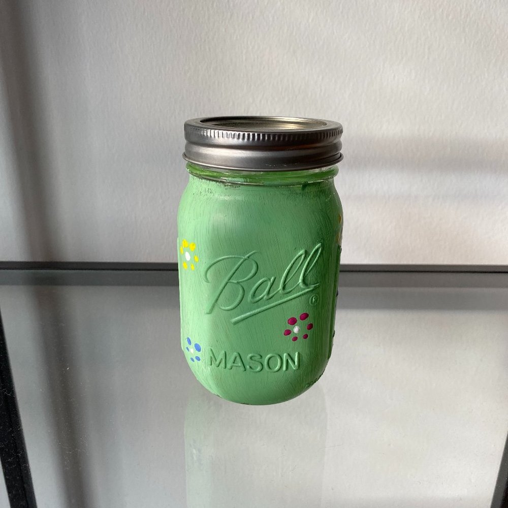 Painted Mason Jar